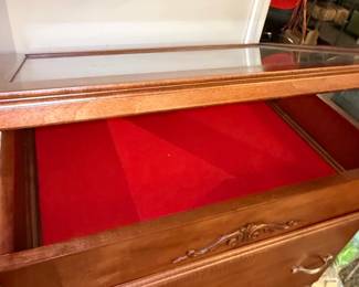 Ethan Allen Cherry Wood Display Dresser second image