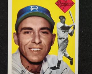 Topps Gil Hodges Brooklyn Dodgers Baseball Card