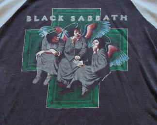 Black Sabbath Heaven and Hell Tour Raglan TShirt