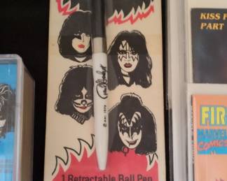 KISS Retractable Ball Pen signed by Paul Stanley AMI