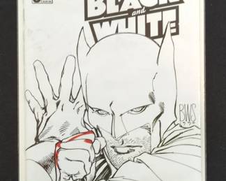 Batman Black and White Signed by Barry WindsorSmith