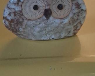 Ceramic Owl Figurine