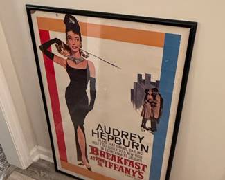 Breakfast at Tiffanys Audrey Hepburn Movie Poster