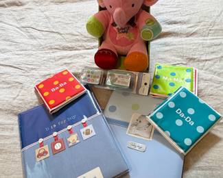 Carters Smileyhappy Baby Book and Plush Elephant Set