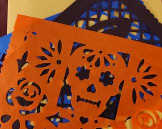 Day of the Dead Papel Picado Banner Set