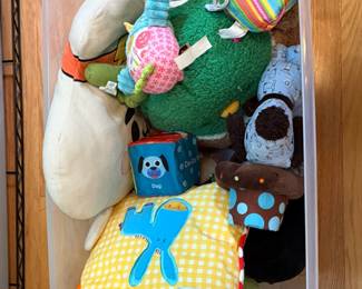 Assorted Plush Toys and Baby Items