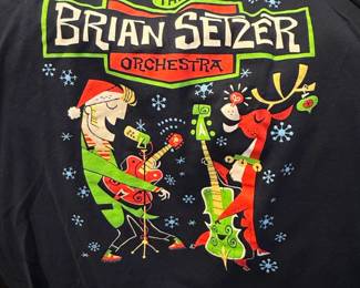 The Brian Setzer Orchestra Christmas Rocks Tour TShirt