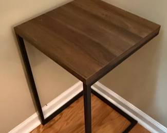 CShaped Modern Industrial Side Table