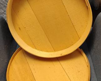 Vintage Seymour Woodenware Wisconsin Cheese Box Set second image