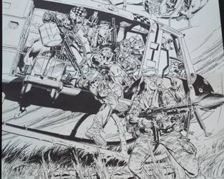 The Nam Comic Art Print by Michael Golden