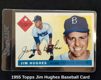 Topps Jim Hughes Baseball Card