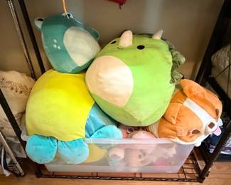 Squishmallows Plush Toys Dinosaur, Frog, and Corgi