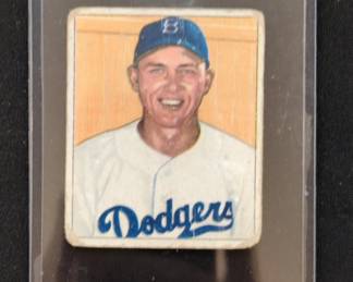 Bowman Gil Hodges Brooklyn Dodgers Baseball Card