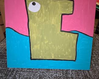 The Big Shark Painting by Annabelle Cook
