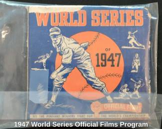 World Series Official Films Program second image