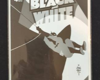 Batman Black and White Comic Book