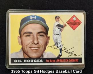 Topps Gil Hodges Baseball Card