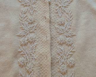 Vintage Beaded Cardigan  Made in Hong Kong third image