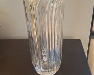 Mikasa Crystal Swirl Vase