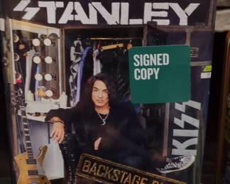 Paul Stanley Backstage Pass Signed First Edition Hardcover