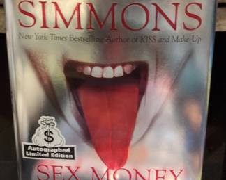 Gene Simmons Sex Money Kiss Autographed Limited Edition Book