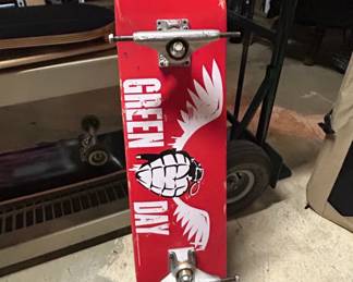 Green Day Skateboard second image