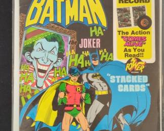 Batman Book and Record Set PR Stacked Cards