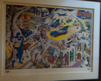 Dick Sprang Batman Secrets of the Batcave Limited Edition Lithograph