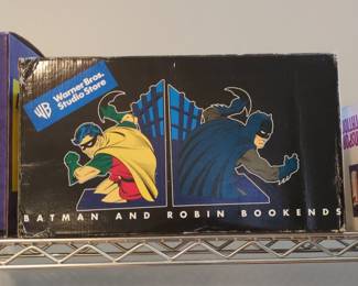 Batman and Robin Bookends Warner Bros. Studio Store