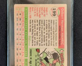Topps Bert Hamric Brooklyn Dodgers Baseball Card second image