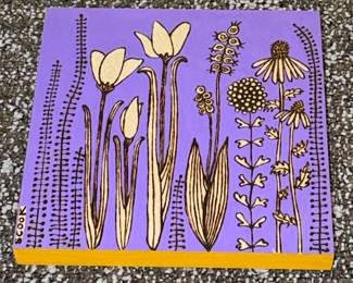SCOOK Floral Artwork