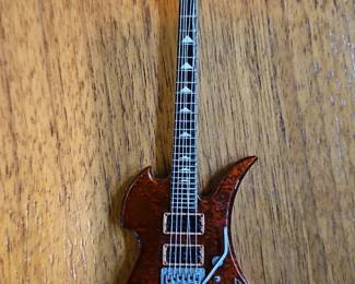 B.C. Rich Mockingbird Miniature Electric Guitar Replica