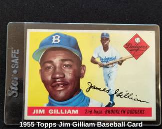Topps Jim Gilliam Baseball Card