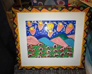 Folk Art Painting by Sarah Rakes