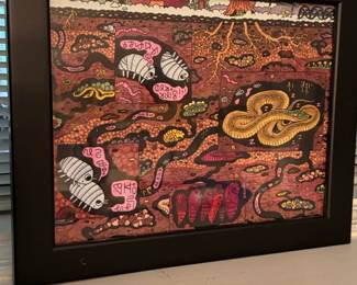 Framed Original Artwork Underground World