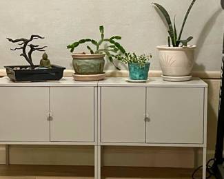 two small cabinets (sold seperately)