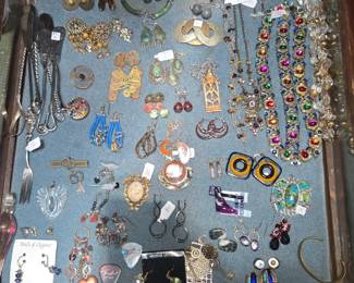Lots of lovely vintage & newer costume jewelry