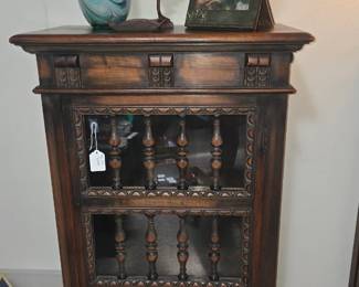 Beautiful antique Spanish revival bookcase