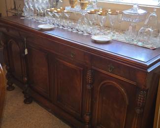 Antique American Renaissance Revival side board