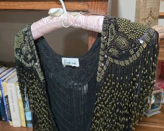 Gorgeous vintage Contessa beaded shawl