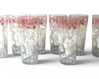Hazel Atlas Vintage Tumbler Glasses