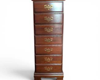 Wood 7 Drawer Highboy Dresser
