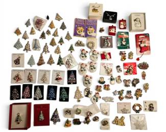 Christmas Costume Jewelry  Christopher Radko, Monet, Disney  More