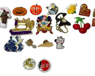 Pins From Disney, Vintage Visitor Pins, And More