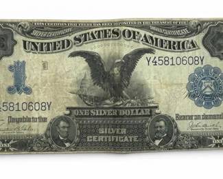 1899 $1 Black Eagle Silver Certificate