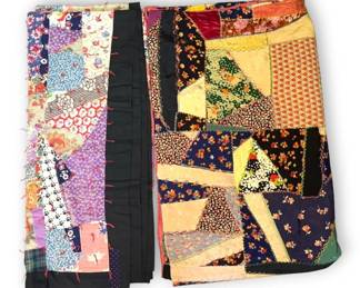 2 Colorful Patchwork Bed Blankets