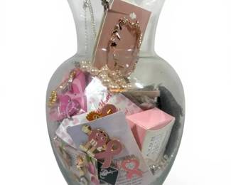 Lenox Breast Cancer Trinket Box, Pins, Brooches, Necklaces  More
