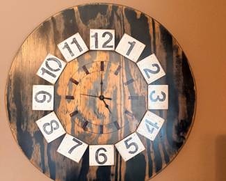 Hand made clock