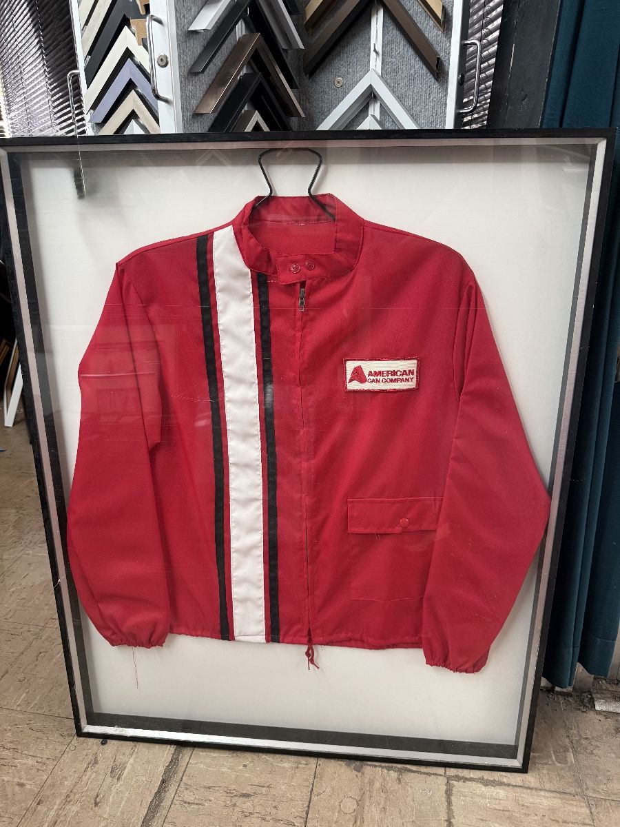 American Can Jacket in shadow box