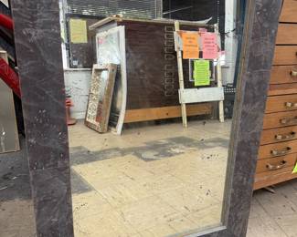 Modern framed mirror